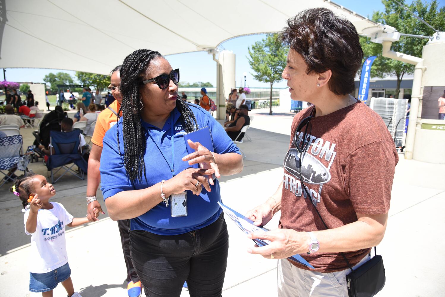Photos:  Dayton Strong at RiverScape