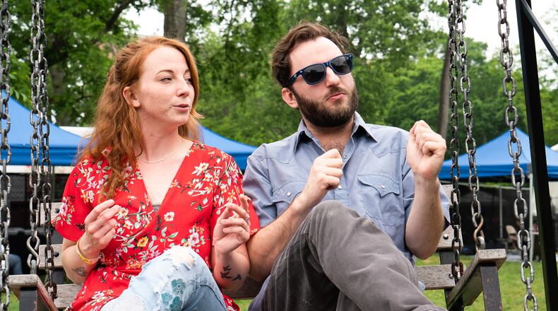 The Katawicks (pictured), Biscuits & Gravy, David & Heather, Charlie & Amanda and the Nautical Theme are the male-female duos on the bill for Winterfolk Fest at Yellow Cab Tavern in Dayton on Saturday, Jan. 15.