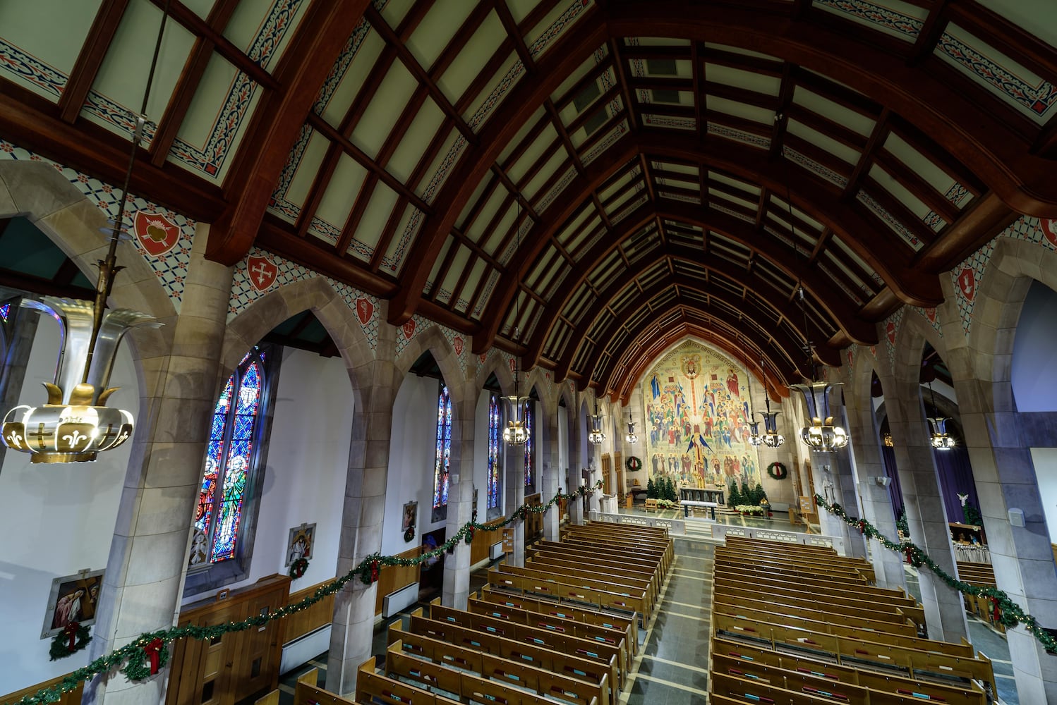 PHOTOS: A look inside St. Anthony of Padua Catholic Church decorated for Christmas