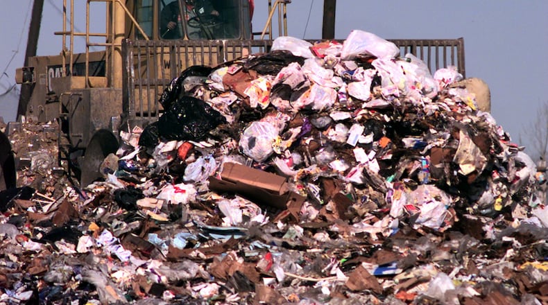 Stony Hollow Landfill in Dayton has been the focus of hundreds of odor complaints from several nearby communities.. STAFF