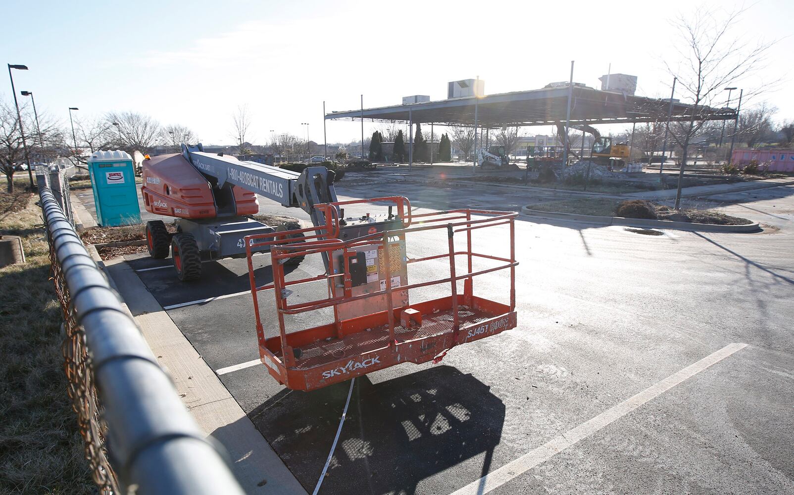 Construction for Giordano's Pizza, Jason's Deli is underway at the former Logan's Roadhouse