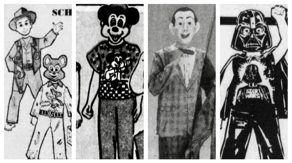 Halloween costumes through the decades. DAYTON DAILY NEWS ARCHIVES