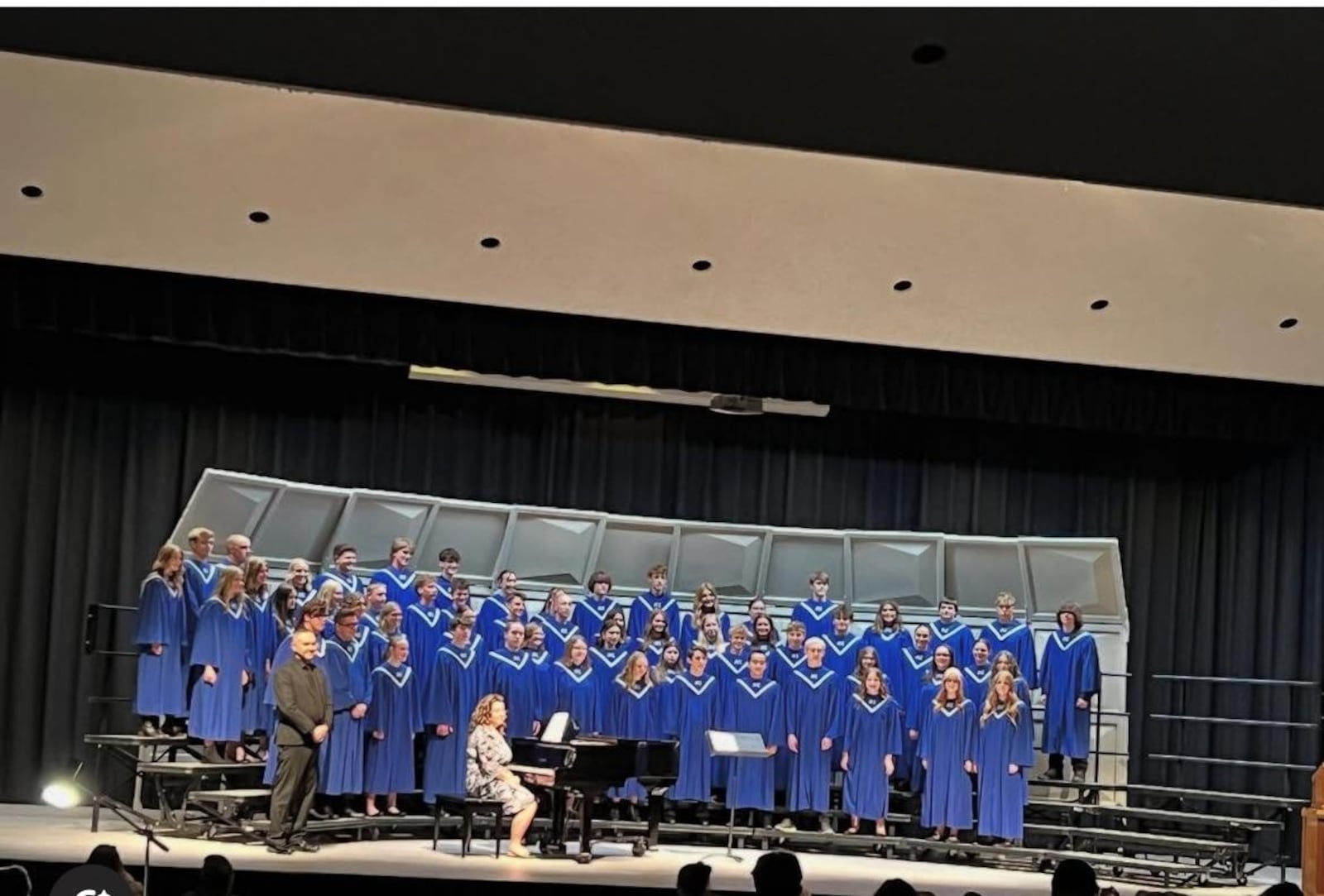 The Miami East High School Symphonic Choir. CONTRIBUTED