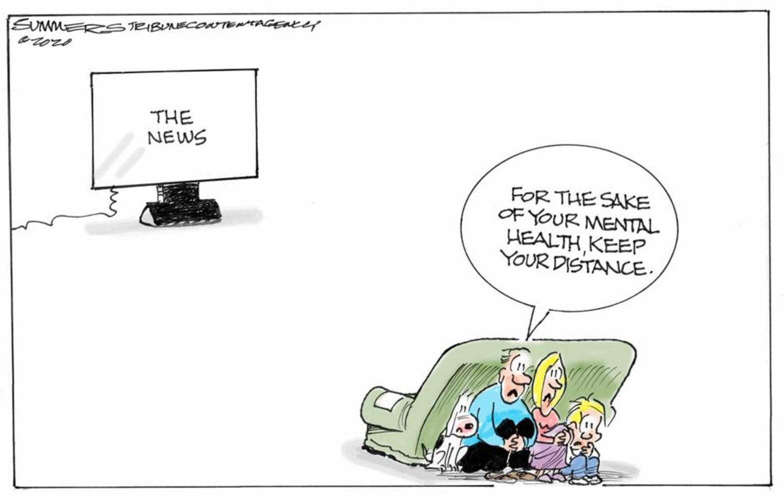 Week in cartoons: Stimulus checks, staying home and more