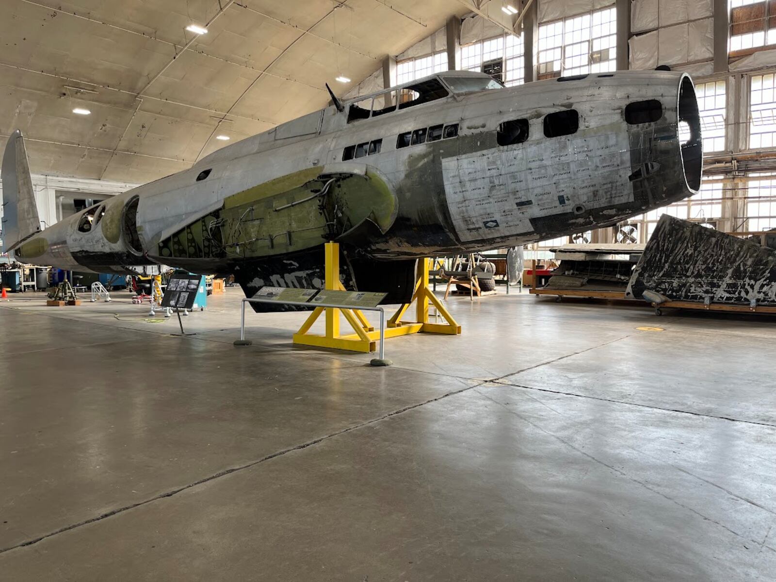 The B-17D “Swoose" is the only early “shark fin” B-17 known to exist and is the only surviving B-17 to have seen action in the Philippines in the opening days of World War II in the Pacific. THOMAS GNAU/STAFF