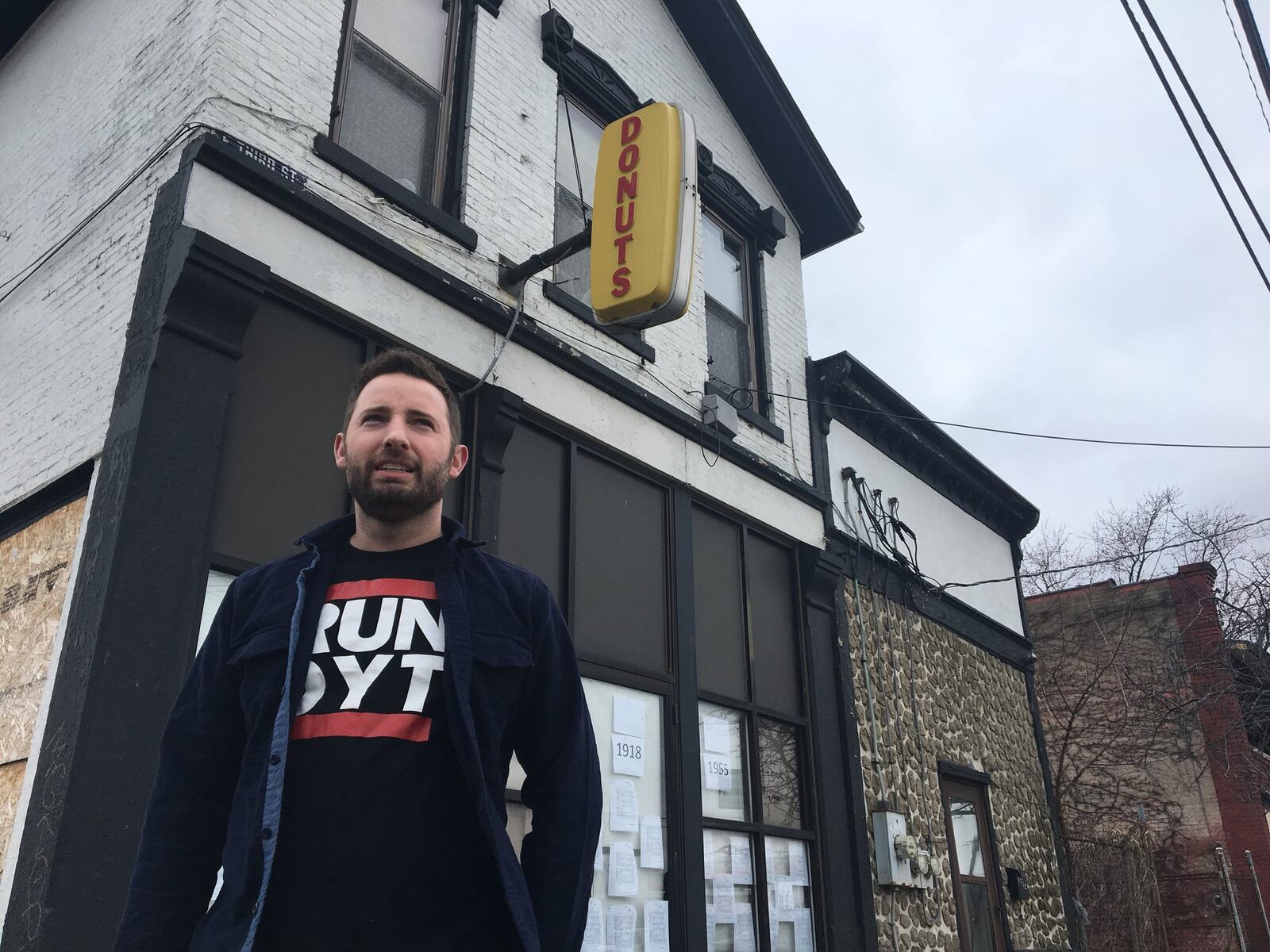 Alex Smith has purchased a former donut shop at 1712 E. Third St. with plans to open a bar and restaurant. CORNELIUS FROLIK / STAFF