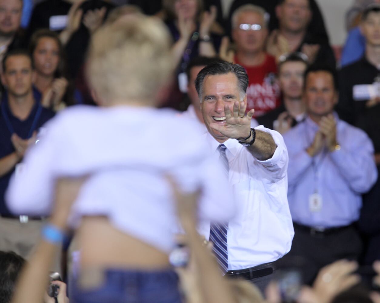 Mitt Romney at Jet Machine in Cincinnati