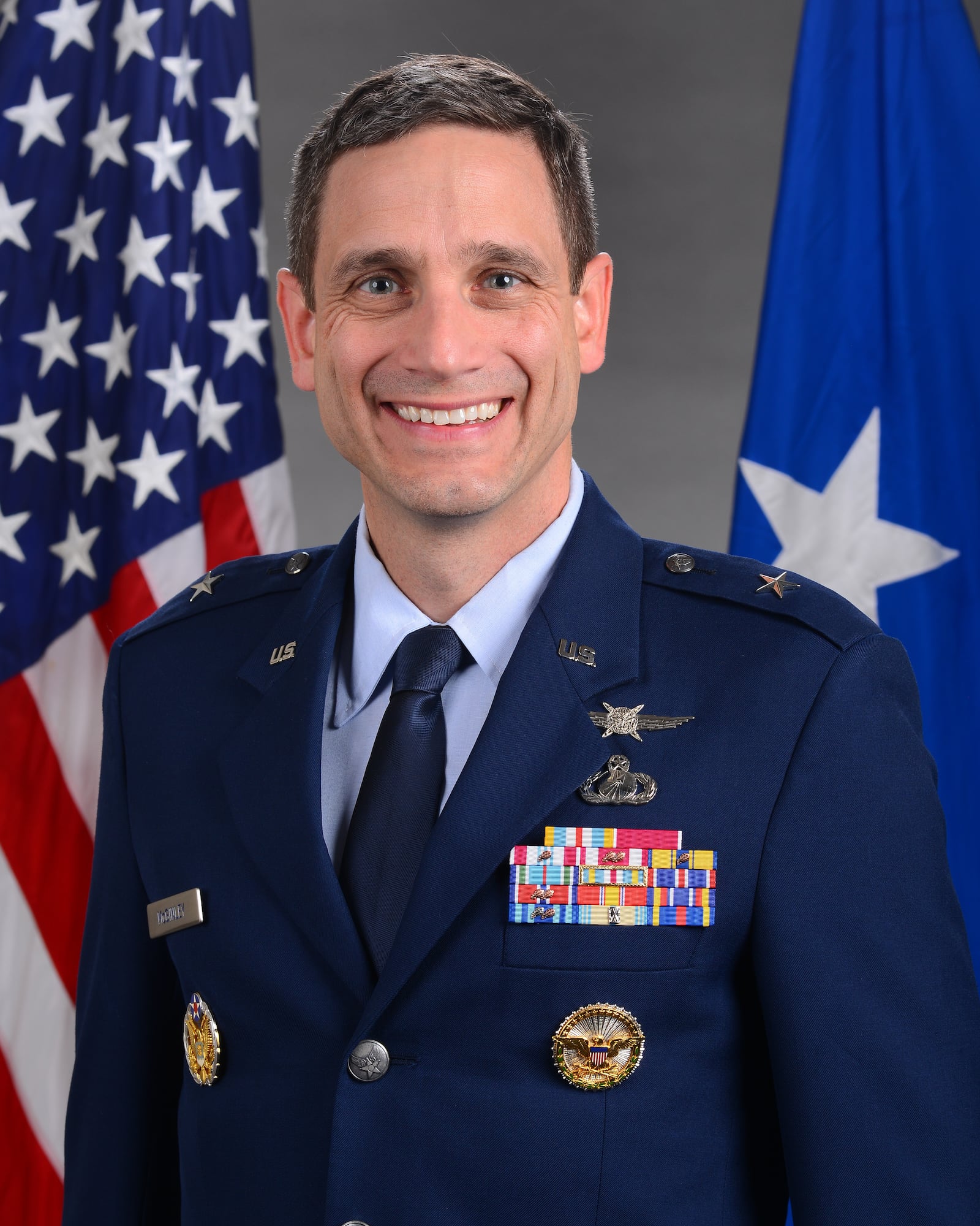 Brig. Gen. Michael T. McGinley is the Mobilization Assistant to the Military Deputy, Office of the Assistant Secretary of the Air Force for Acquisition, the Pentagon, Arlington, Virginia. Air Force photo