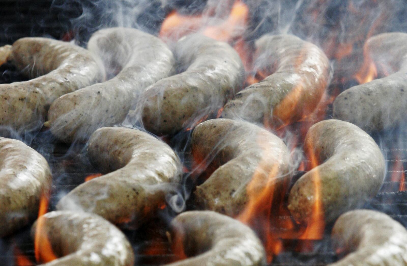Bratwurst is a must at the Dayton Liederkranz-Turner Germanfest Picnic. (Staff file photo)