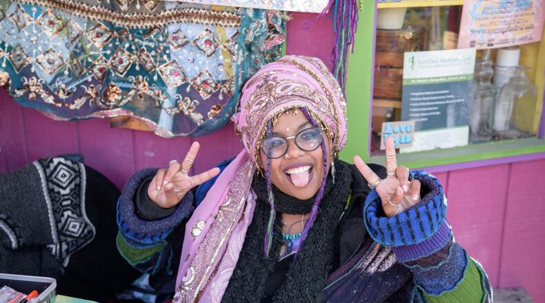 The Yellow Springs Street Fair and Music & Beer Fest — a day of art, music, street performers, food and beer — took over the downtown Yellow Springs on Saturday, Oct. 12. The street fair featured more than 250 handmade arts and crafts vendors, live music and local craft beer. TOM GILLIAM / CONTRIBUTING PHOTOGRAPHER