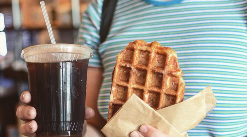 Best of Dayton coffeehouse winner Ghostlight Coffee now offers waffles as part of its breakfast menu.