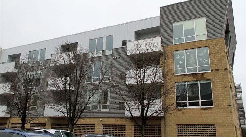 Cooper Lofts condominium has about 2,275 square feet of living space. The 4-story building in downtown Dayton has a heated garage space for residents, and each unit has a storage room within the basement. This unit has an updated kitchen and 3 bedrooms. CONTRIBUTED PHOTOS BY KATHY TYLER