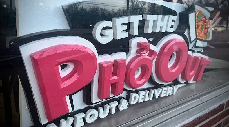 Get the Pho Out is coming soon to 10 W. Stroop Road in Kettering. NATALIE JONES/STAFF