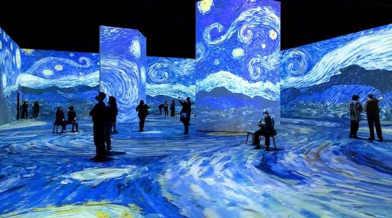 "Beyond Van Gogh: The Immersive Experience" begins Nov. 11 at the Dayton Convention Center. PHOTO BY TIMOTHY NORRIS