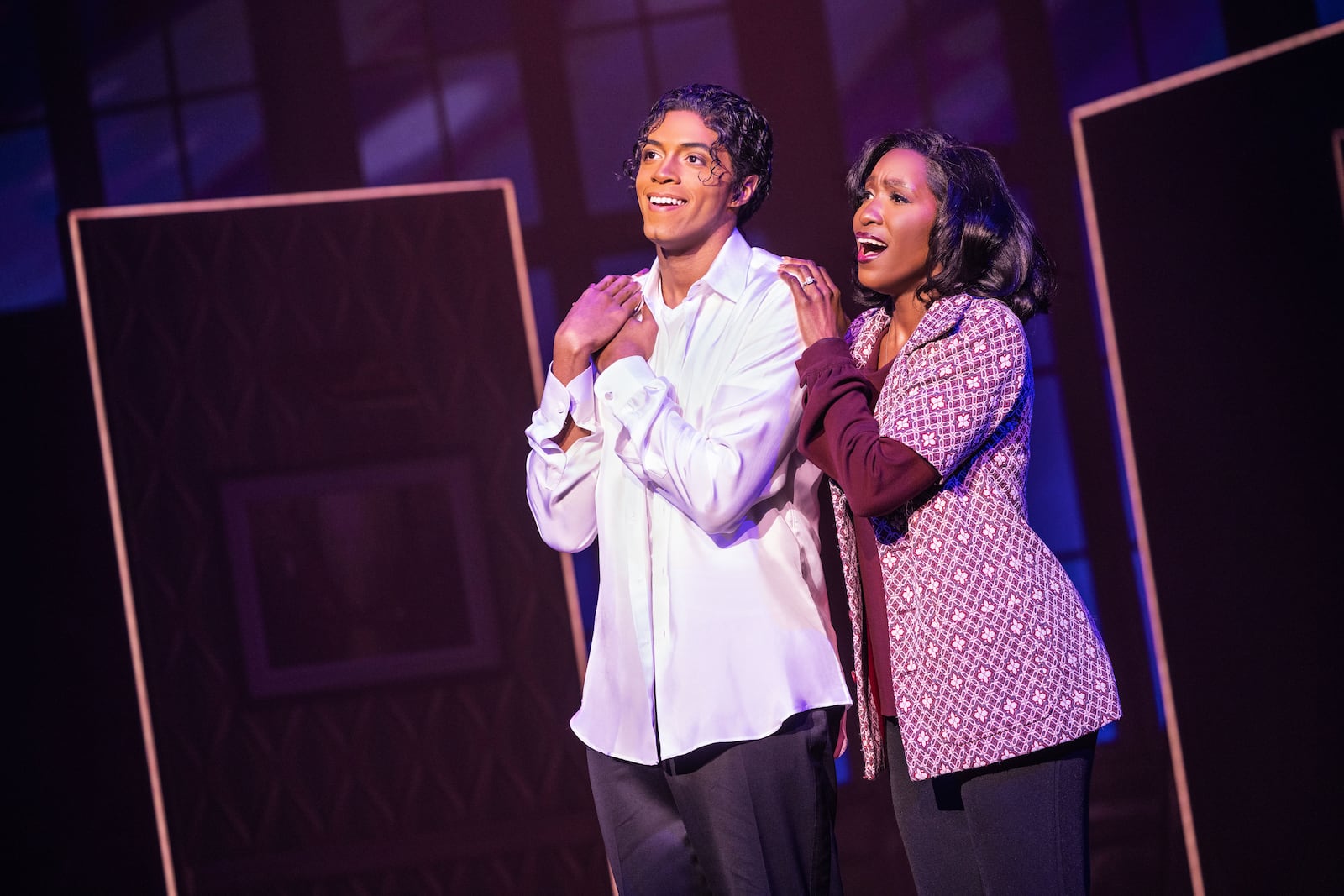 The MJ musical is coming to the Schuster Center.  Anastasia Talley plays Michael's mother, Katherine Jackson.
Photo by Matthew Murphy.