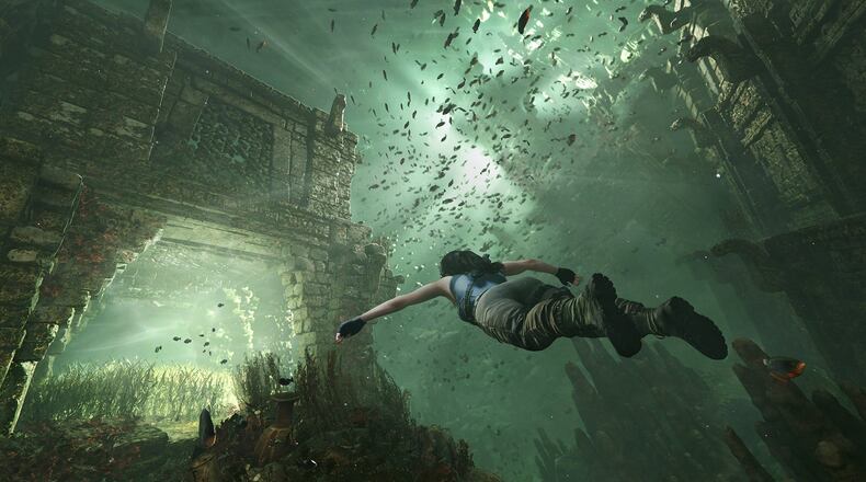 “Shadow of the Tomb Raider” features more underwater areas. (Square Enix)