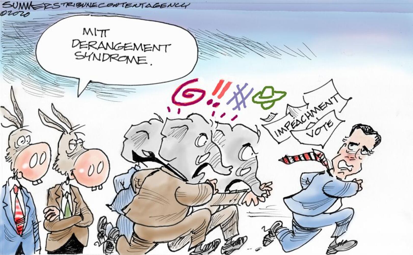 Week in cartoons: Mitt Romney, Bernie Sanders and more
