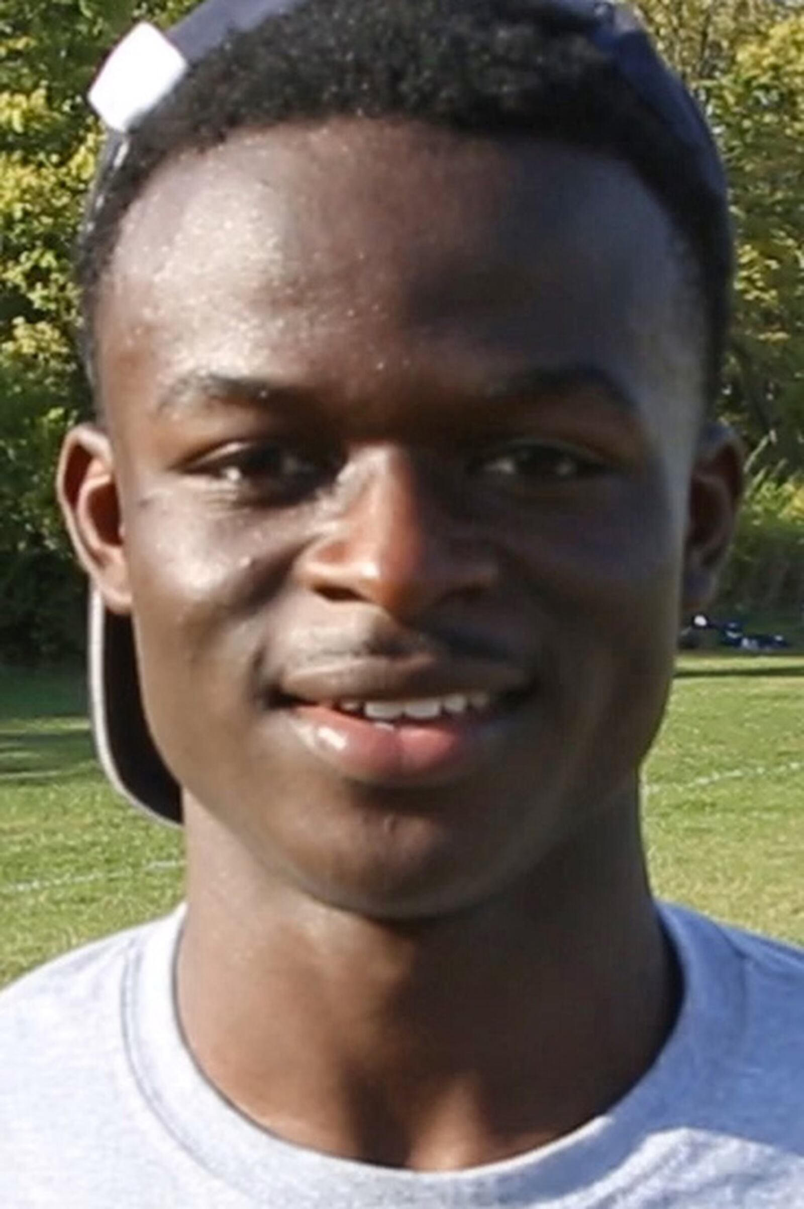Herbert Chongwain, from Cameroon, is a member of the Belmont High School Boys Soccer Team. TY GREENLEES / STAFF