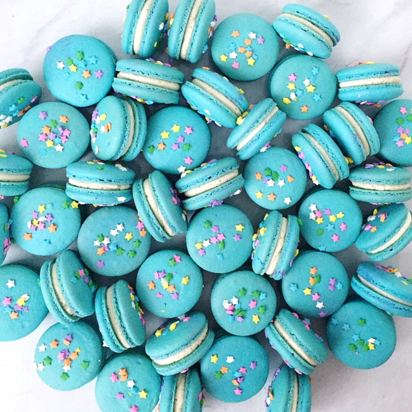 Birthday Cake Macarons from Michelle’s Macarons. CONTRIBUTED