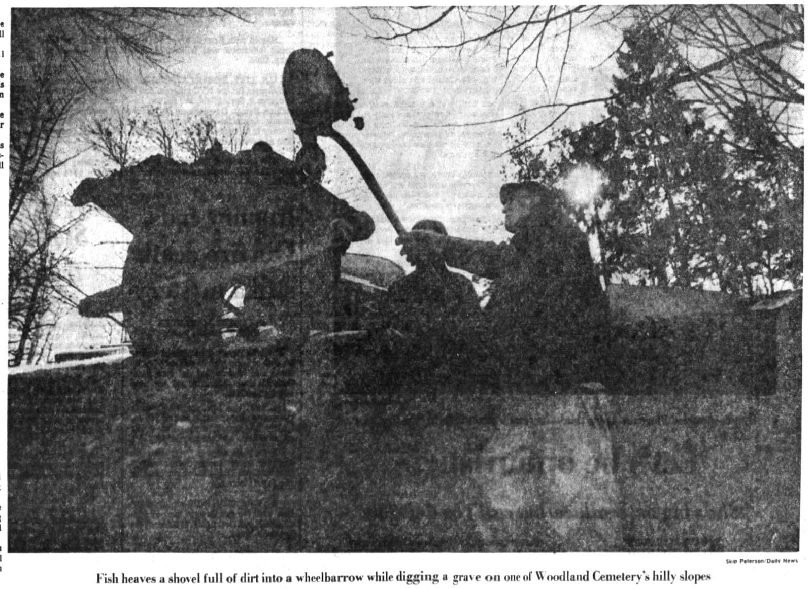 In 1976, Marvin Fish, 65 at the time, said he would always remember digging Orville Wright’s grave in Dayton’s Woodland Cemetery. It was 1948 and Fish had been on the job three years. DAYTON DAILY NEWS ARCHIVES