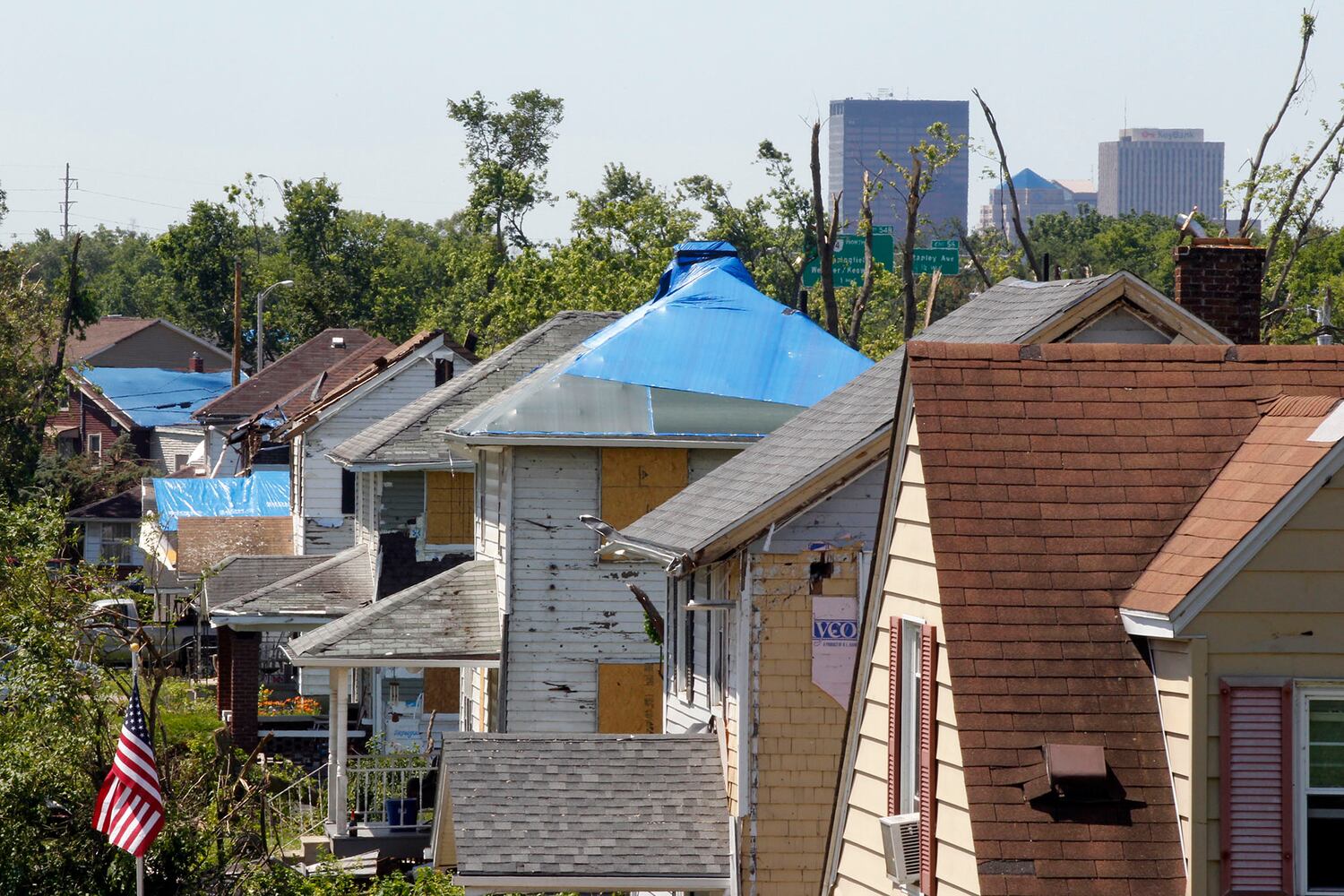 PHOTOS: Harrison Twp. cleanup continues one month after tornadoes