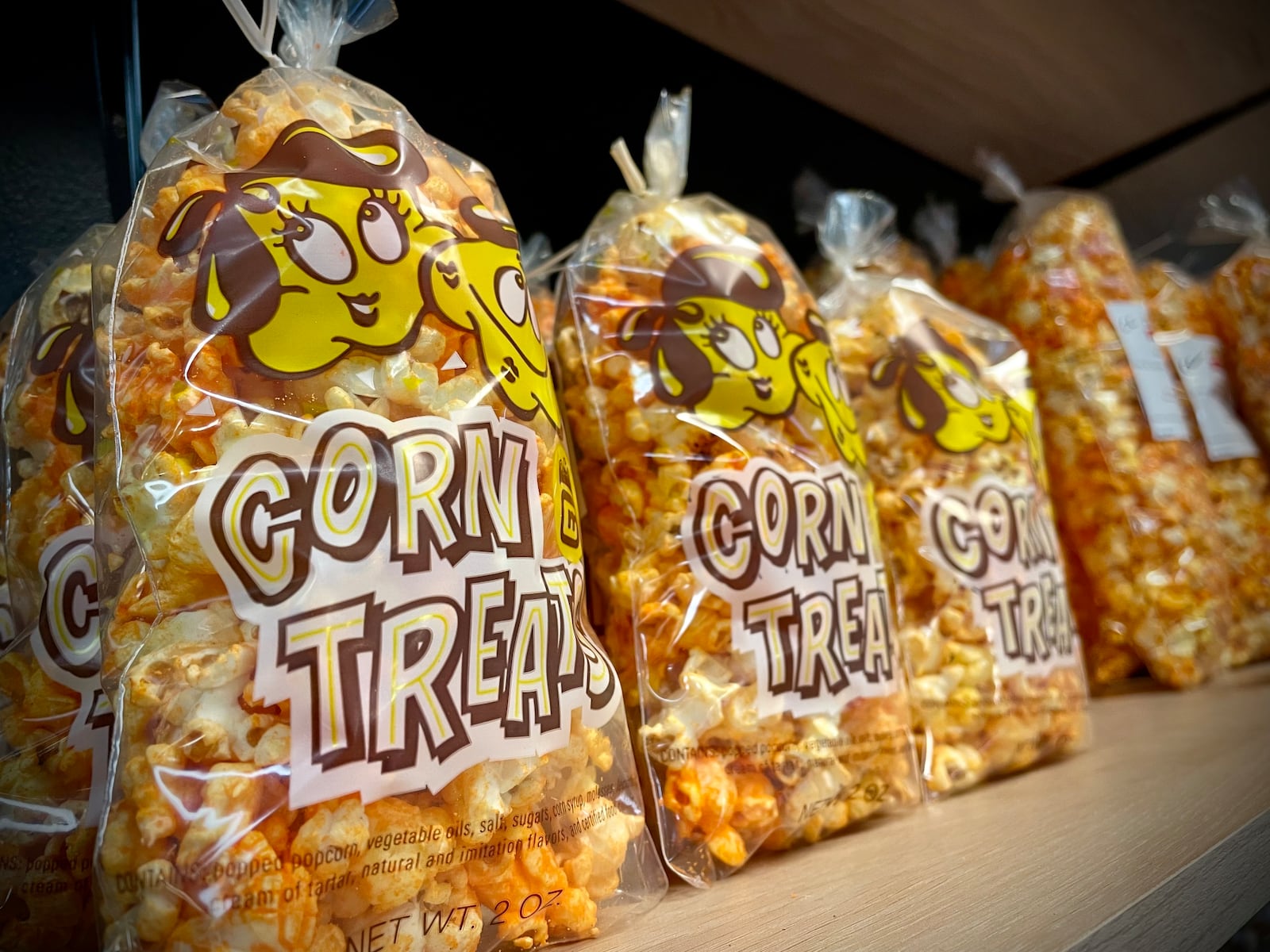 Cinematic Treats, a popcorn shop featuring five to eight rotating flavors each week, is located at 7111 Taylorsville Road in Huber Heights. NATALIE JONES/STAFF