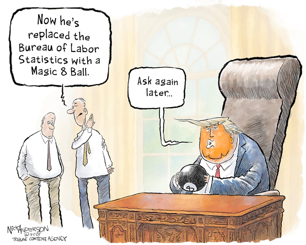 CARTOONS: Nick Anderson, Aug. 8, 2025