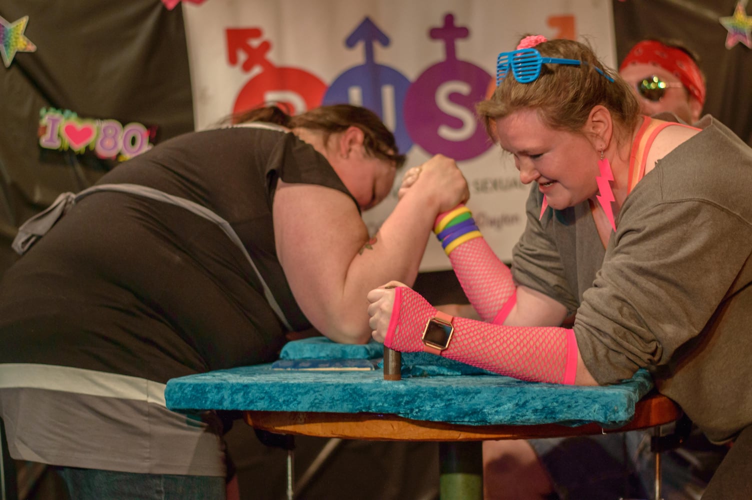Ladies of the 80's Arm Wrestling