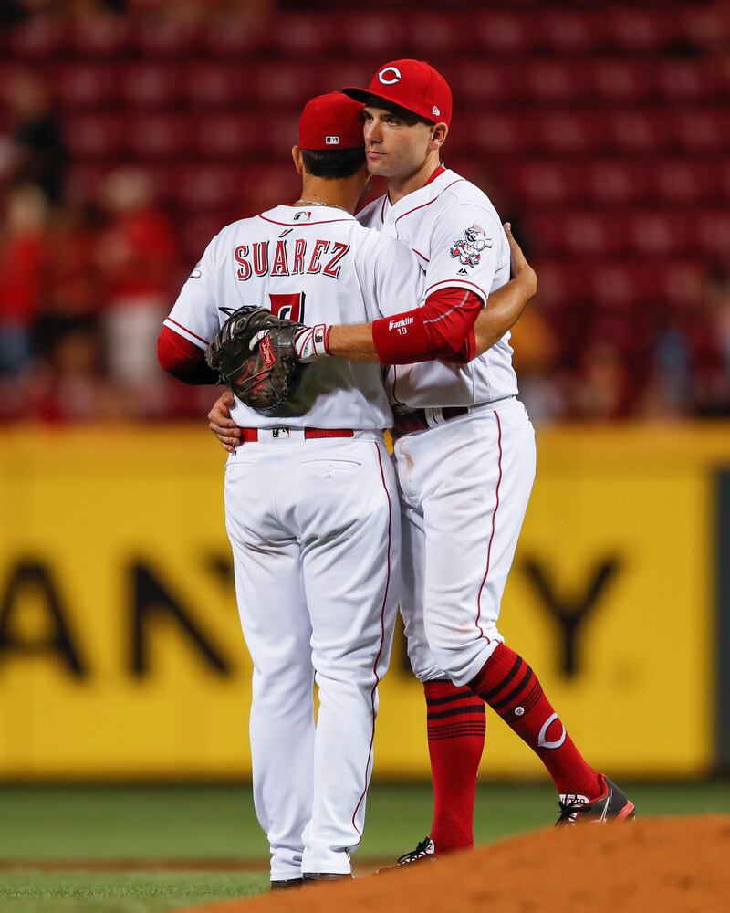 Photos: Reds break out the bats in a win over the Padres
