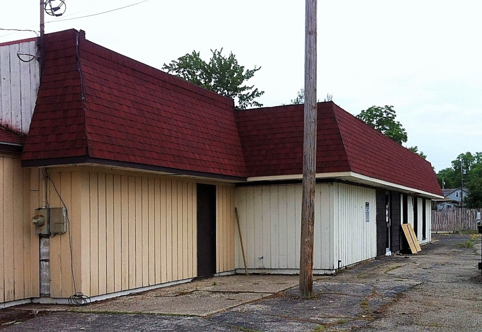 Jubie’s Creamery is in the works at this building on West Dayton-Yellow Springs Road in Fairborn. CONTRIBUTED