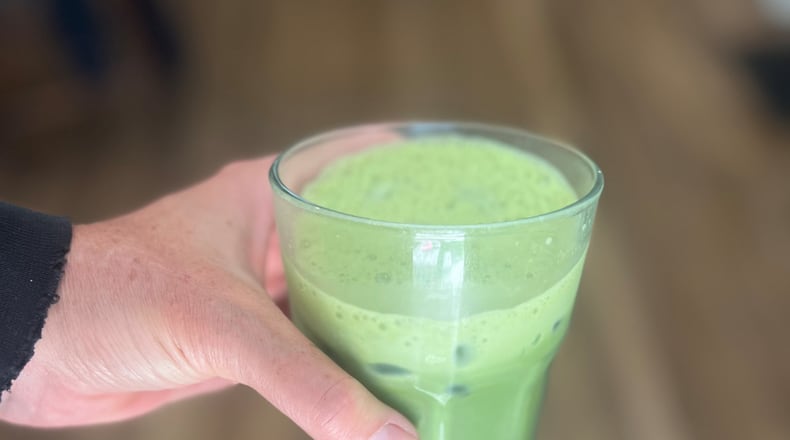 Pictured is a Green Mango Pineapple Lassi. CONTRIBUTED