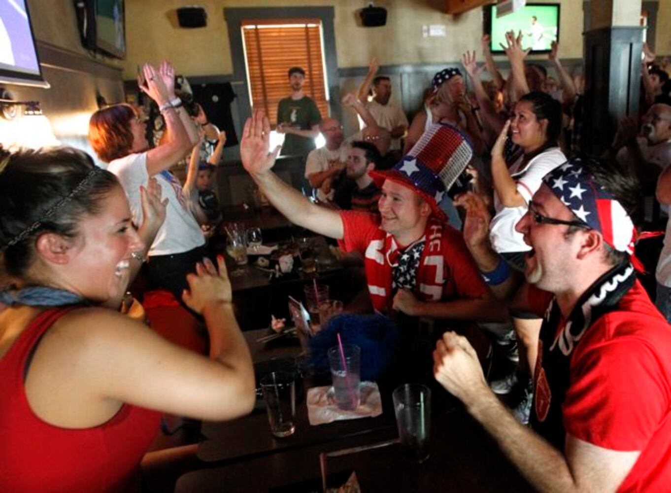 U.S. soccer fans gather in Dayton