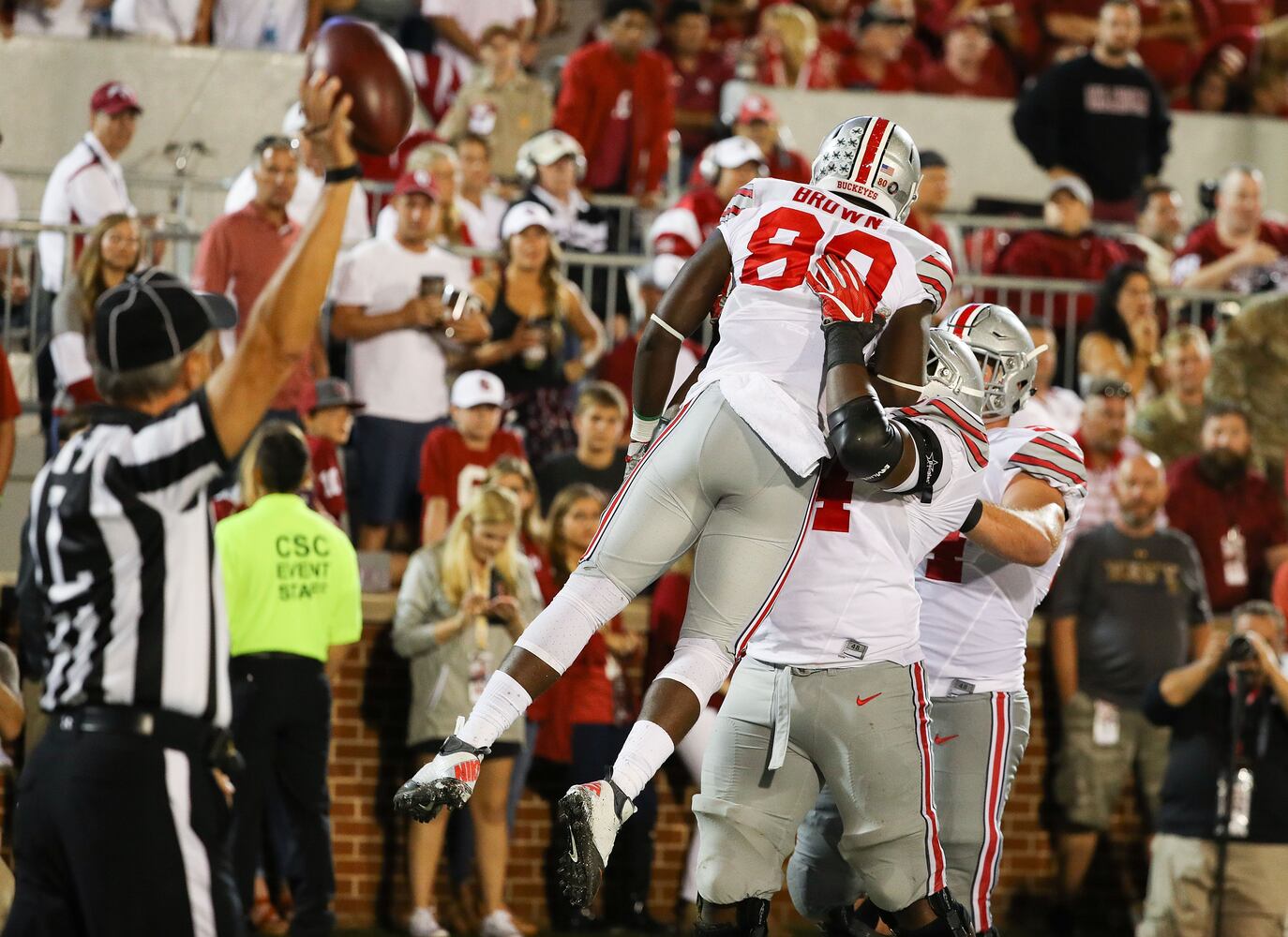 Noah Brown named Big Ten Player of Week