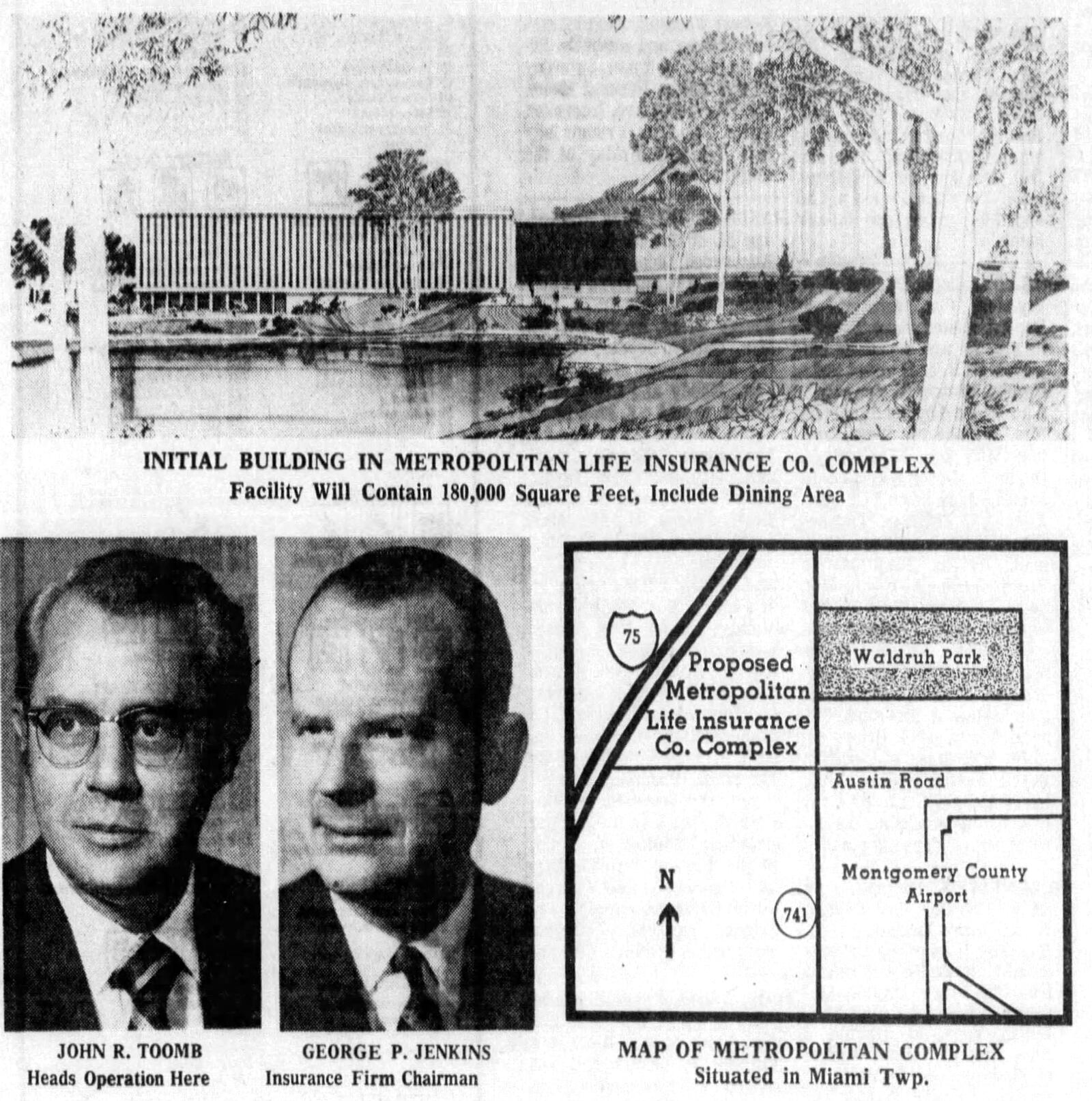 May 31, 1974: Metropolitan Life picks Dayton, will employ 900. DAYTON DAILY NEWS ARCHIVES