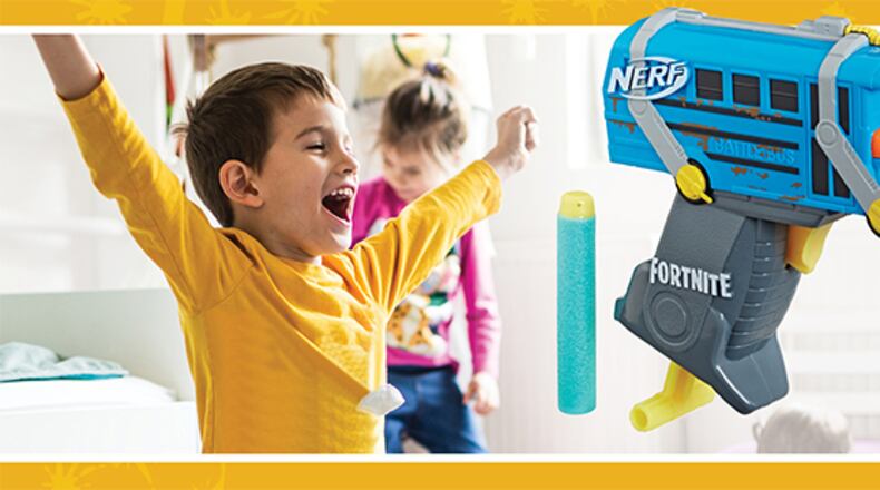 From April 16 through April 22, military kids 17 and younger can set their sights on fun with the Army & Air Force Exchange Service’s online Nerf target decorating contest for the Month of the Military Child. CONTRIBUTED PHOTO