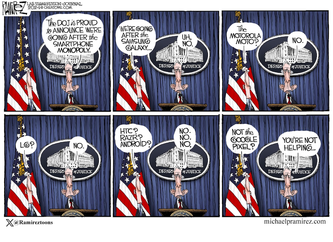 CARTOONS: Michael Ramirez, March 26, 2024