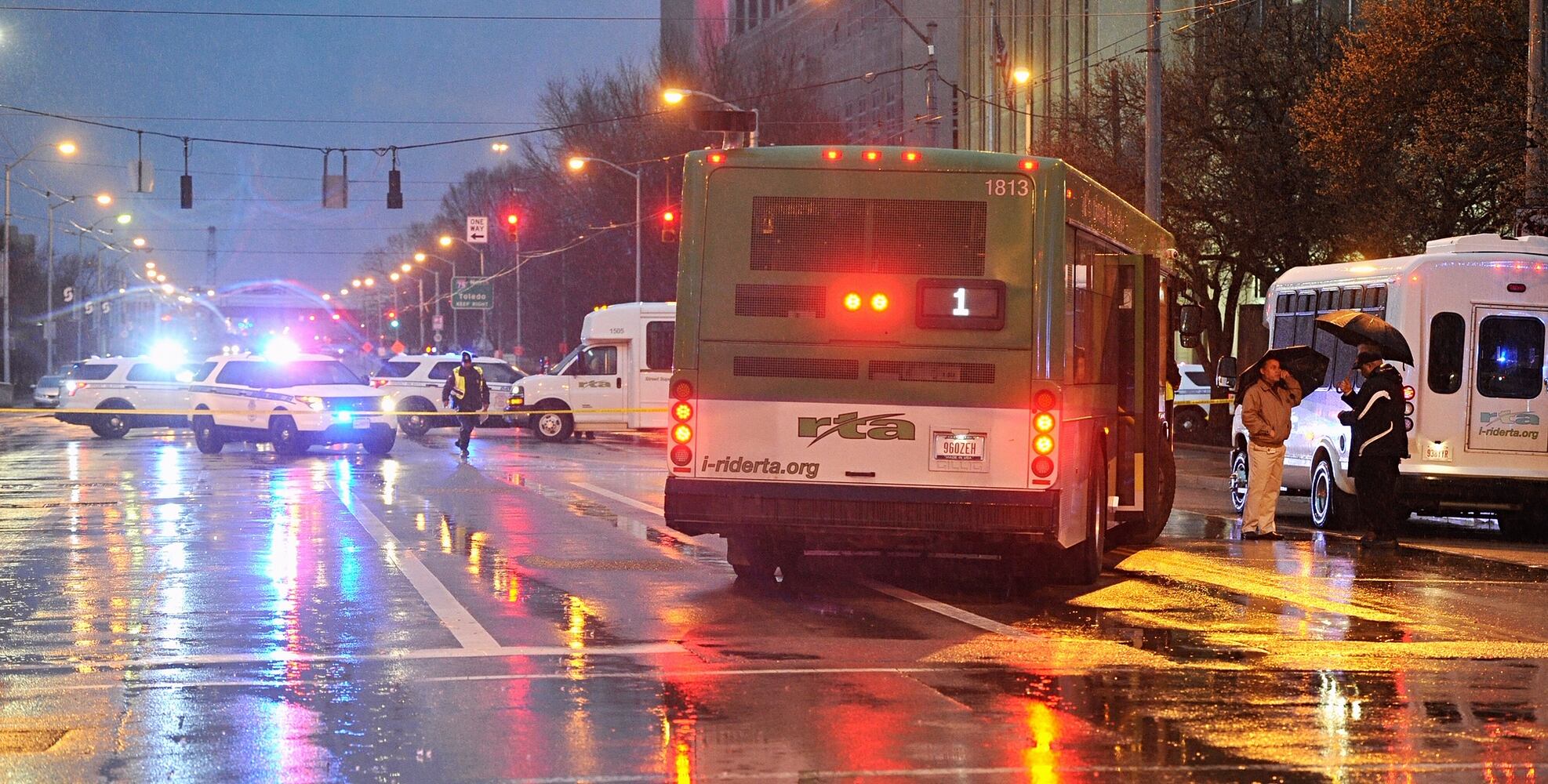 PHOTOS: Woman in crosswalk struck, killed by RTA bus