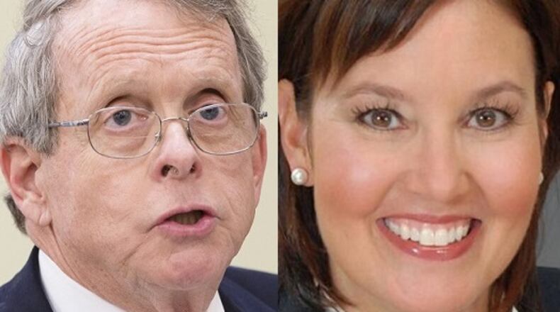 Mike DeWine and Mary Taylor