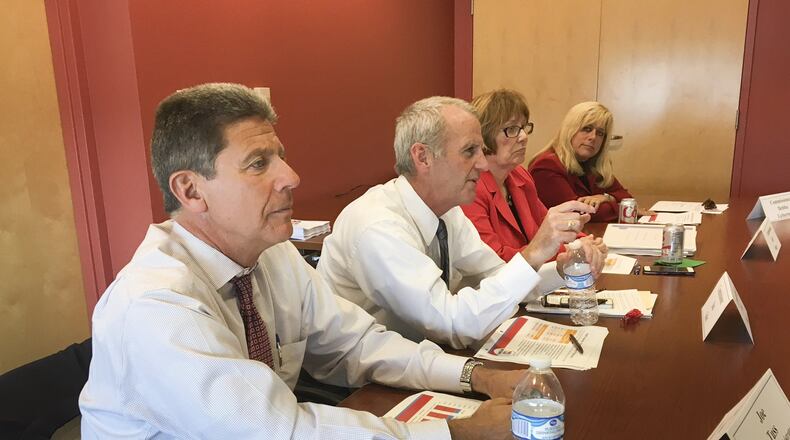 Members of the Five-Year Financial Plan Advisory Committee learned from Montgomery County leaders that the county will lose $9 million a year in Medicaid managed care sales tax from Ohio. STAFF/CHRIS STEWART