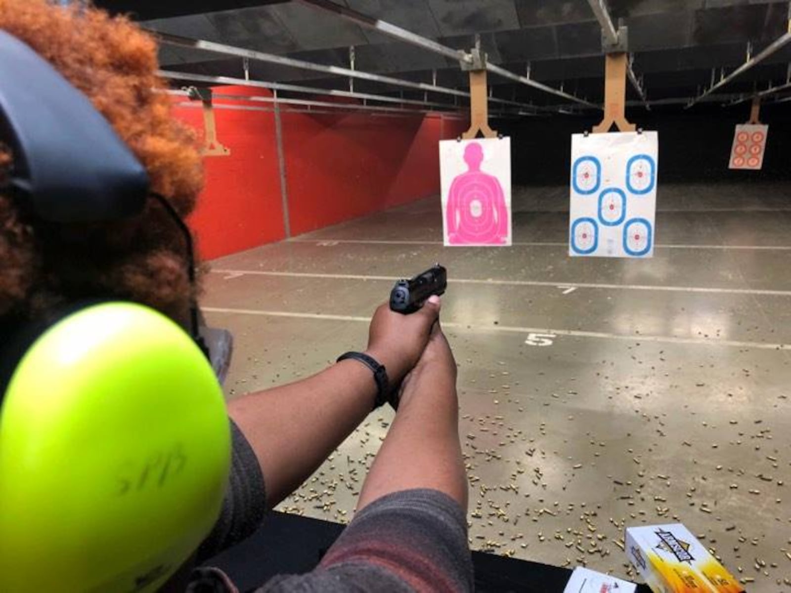 Amelia Robinson at Shoot Point Blank in Miamisburg.
