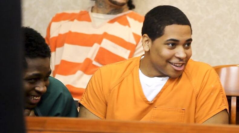 Juwuan Hawkins, the man charged in the murder of De’Asia Sims, 20, of Middletown, appeared in Butler County court, Thursday, May 28, before Judge Jennifer McElfresh. GREG LYNCH / STAFF