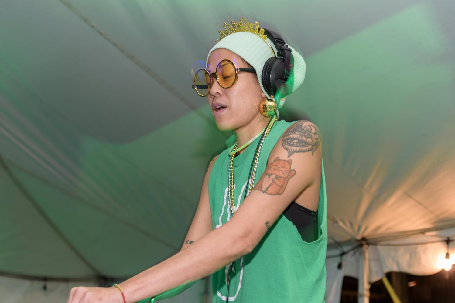 PHOTOS: Did we spot you at Dayton's New Year's Eve Ball Drop and Silent Disco at Yellow Cab Tavern?