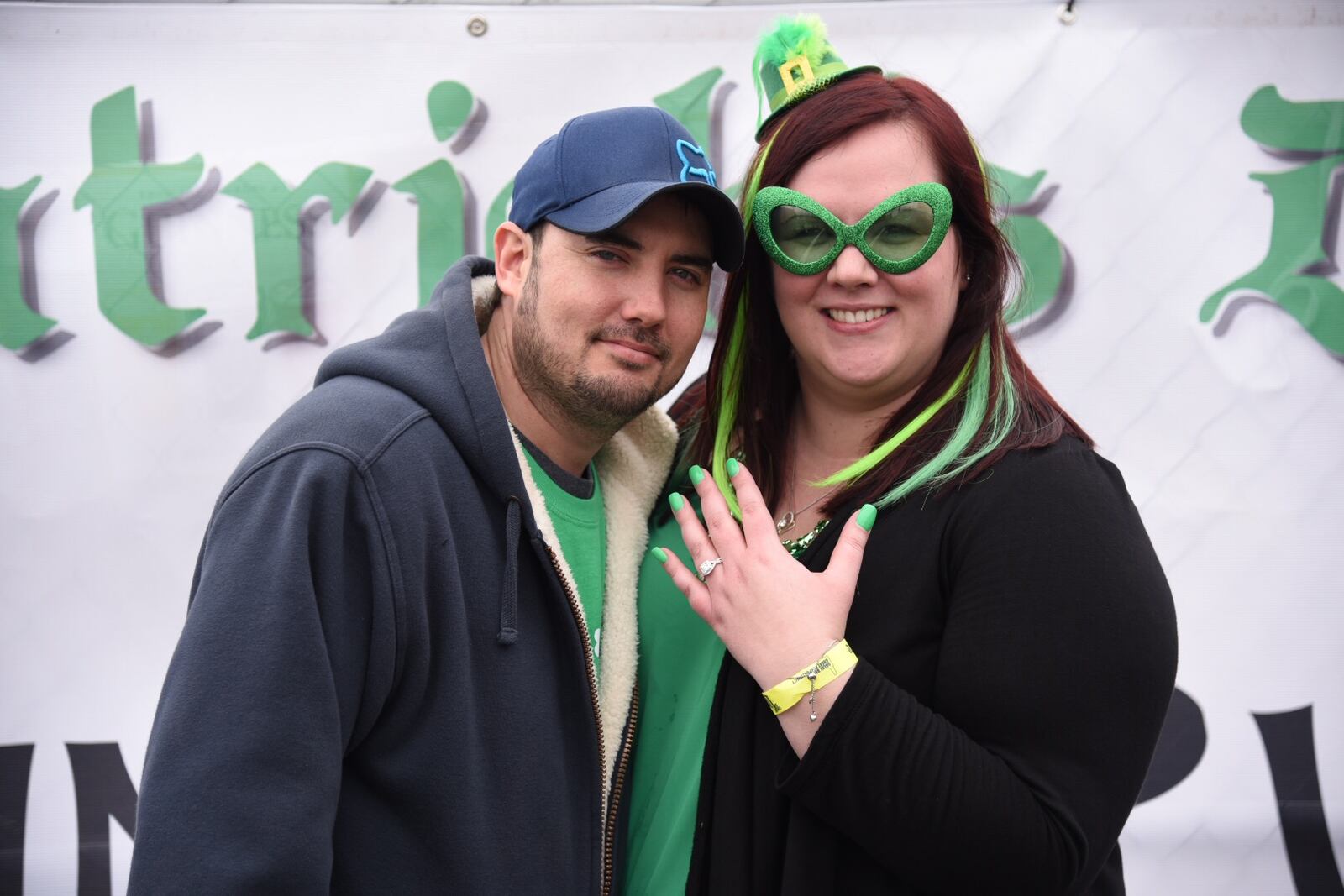 Chris Whitaker and Ashley Erin Weaver, both of Kettering, were engaged to be married this morning during the St. Patrick’s Day festivities at The Dublin Pub.