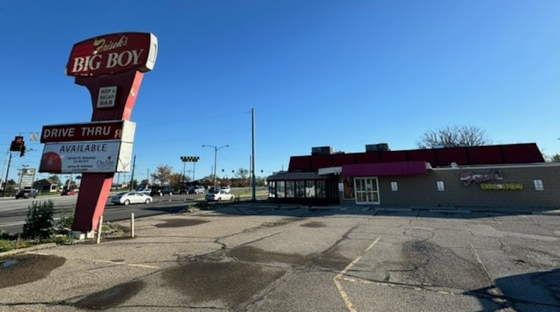 A Frisch's Big Boy operated at 4830 S. Dixie Drive for nearly 60 years before closing in 2023. The vacant restaurant sits immediately north of an apartment building at 2705 Lehigh Place. Both properties were purchased by Moraine Land Associates LLC to clear the way for construction of a Wawa gas station/convenience store. CONTRIBUTED