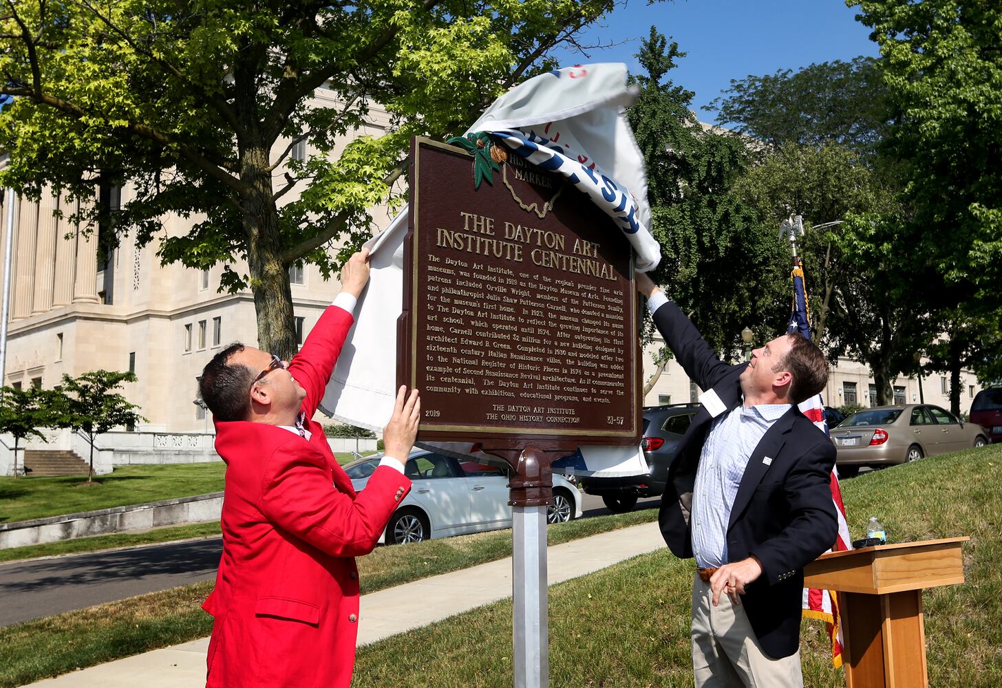 PHOTOS: Ohio historical marker unveiled at Dayton Art Institute
