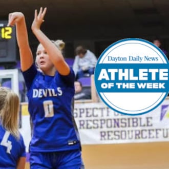 Brookville sophomore Jolie Gudorf is the Dayton Daily News Athlete of the Week for Jan. 26-Feb. 1, 2026. CONTRIBUTED
