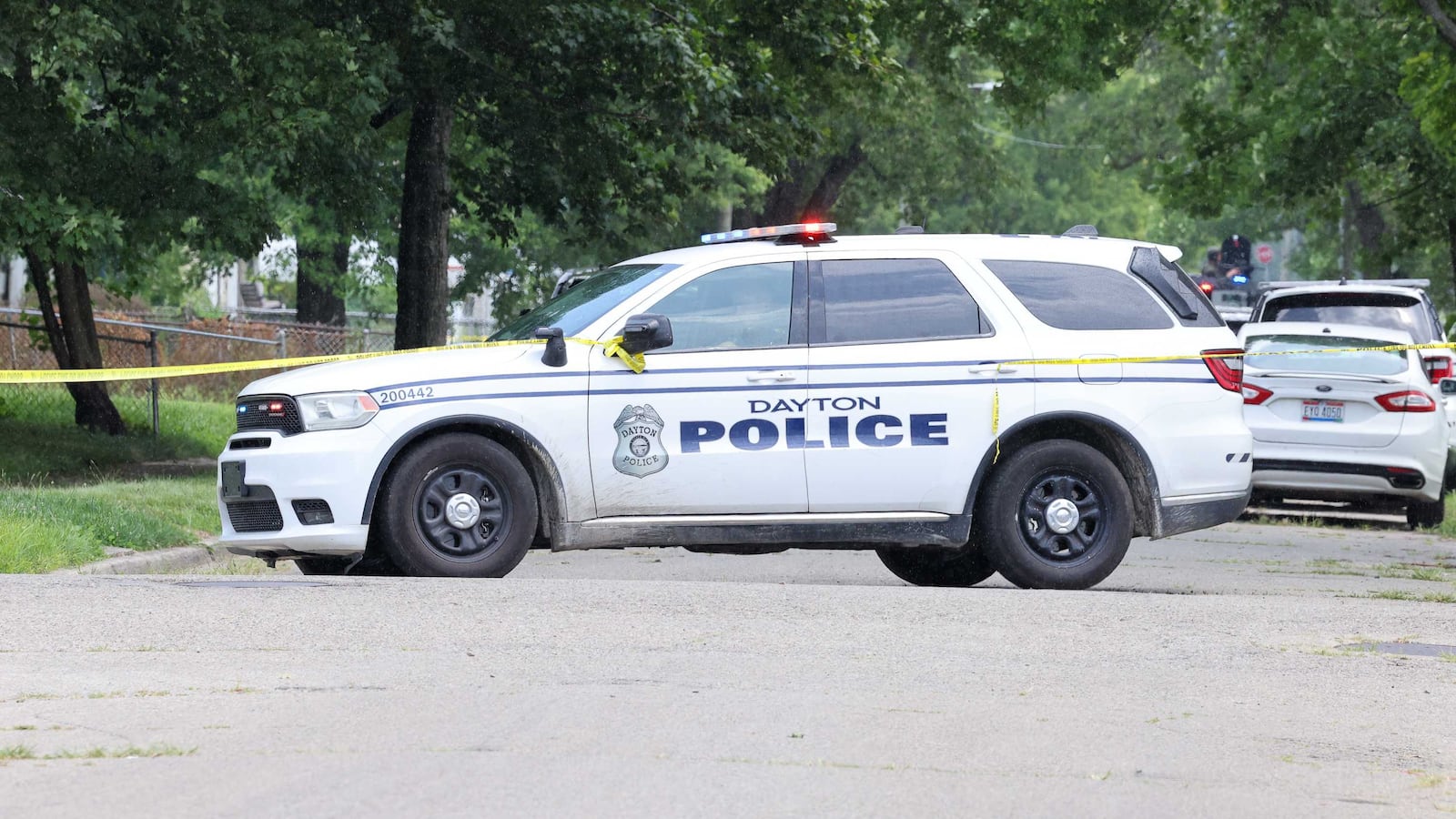 A large police presence was reported outside a house in the 300 block of Smith Street in Dayton on Friday, July 25, 2025. BRYANT BILLING / STAFF