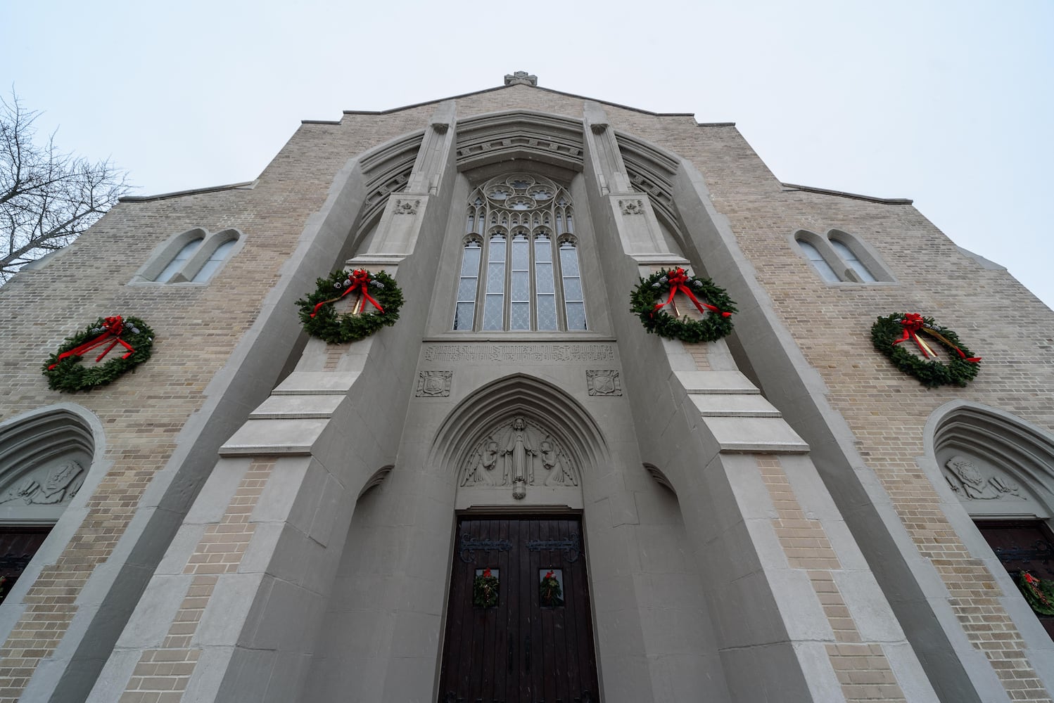 PHOTOS: A look inside Holy Angels Catholic Church decorated for Christmas