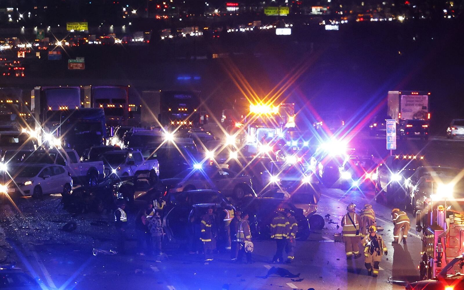 I-75 crash around state Route 122