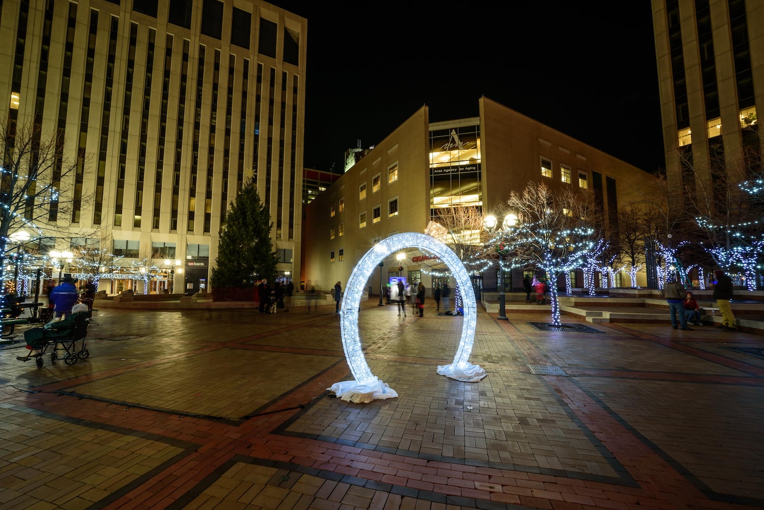 PHOTOS:  A behind the scenes look at filming of Downtown Dayton's Virtual Grande Illumination